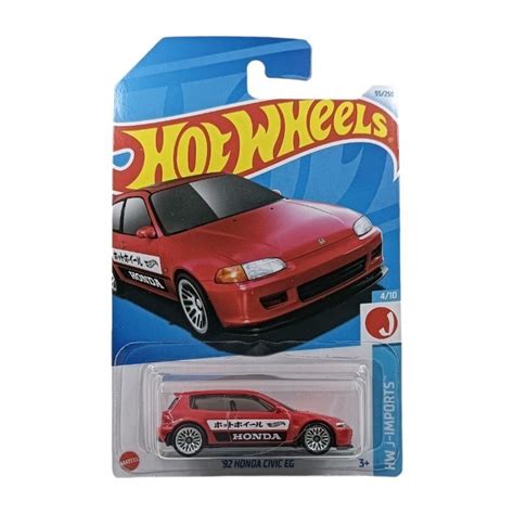 Jual Hot Wheels 92 Honda Civic EG Merah Tampo Japan Shopee Indonesia