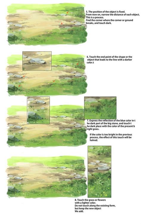 ground drawing process digital art
