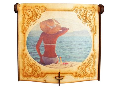 Skrzynka Z Grawerem I Nadrukiem Bikini