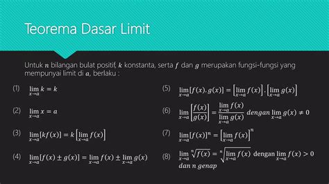 Teorema Dasar Limit Ppt