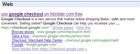 google checkout desperation  ecommerce blog