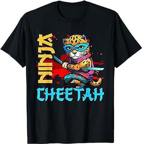 Ninja Cheetah T Shirt Cheetah Ninja T Shirt