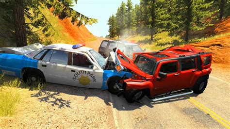 Crazy Police Chases BeamNG Drive YouTube