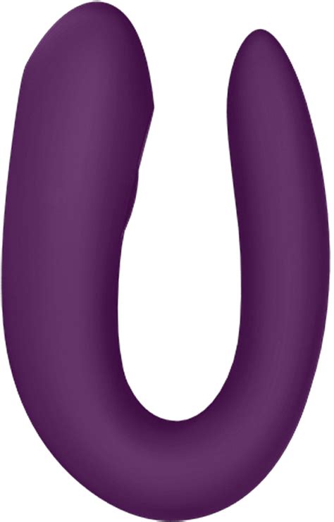 Satisfyer Double Joy Partner Vibrator Violet - Couple's Vibrator ...