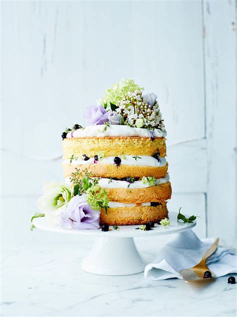 Naked Cake Mit Mascarponemousse Und Bild Kaufen Image