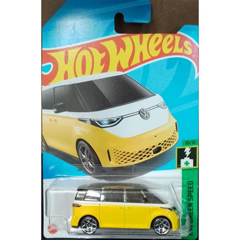 Hot Wheels Volkswagen Id Buzz Kombi Hw Green Speed Shopee Brasil