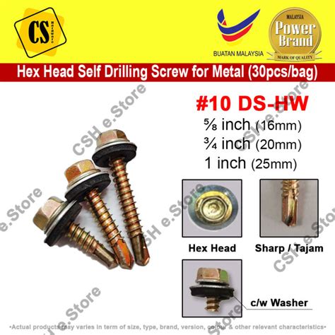 Self Drilling Screw Hex Head Screw Roofing Awning Screw With Washer For