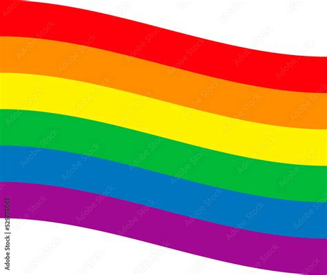 Pride Frame Lgbt Symbols Love Heart Flag In Rainbow Colours Gay Lesbian Parade Vector
