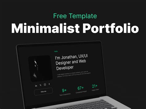 Modern & Minimalist Portfolio by Vineet Gupta on Dribbble
