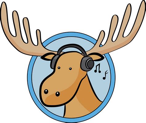 Cartoon Moose Logo