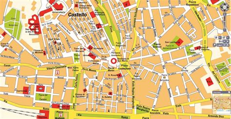 Mapas De Cagliari Sardenha Itália Mapasblog