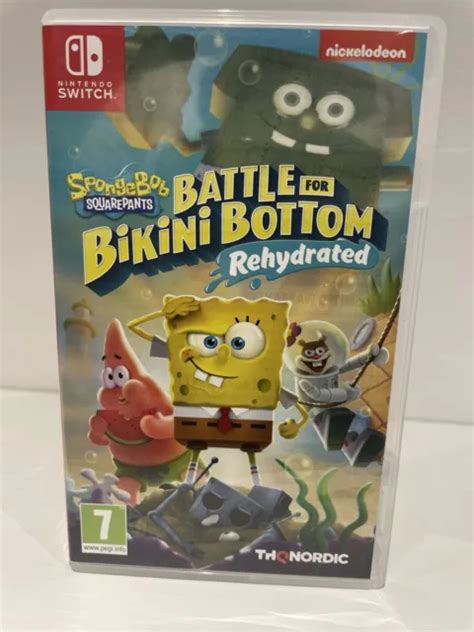 SPONGEBOB SQUAREPANTS BATTLE For Bikini Bottom Rehydrated Nintendo Switch 16 95 PicClick UK