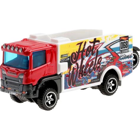 Masinuta Hot Wheels Track Stars Scania Rally Truck Noriel