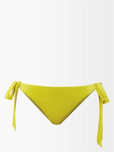 CASA RAKI Cindy Recycled Fibre Jersey Bikini Briefs Green ShopStyle Two Piece Swimsuits