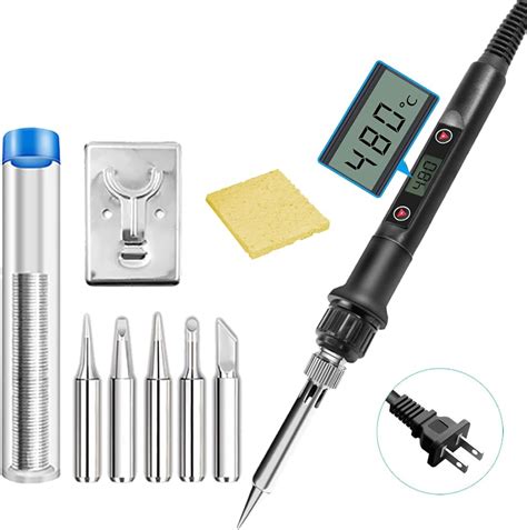 Kit de fer à souder LCD 80 W Température réglable 180 520 C Outils de