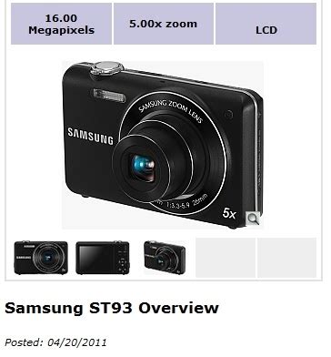 Go IT World: Samsung ST93 Overview
