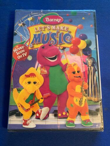 Barney “let’s Make Music” Dvd Never Seen On Tv Brand New And Factory Sealed Ebay