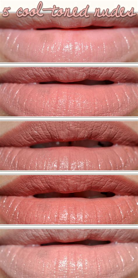 Cool Toned Nude Lipsticks