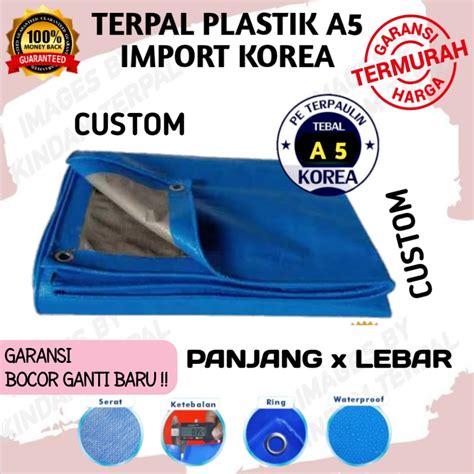 Jual Terpal Plastik A Lembaran Korea Import Harga Permeter Terpal