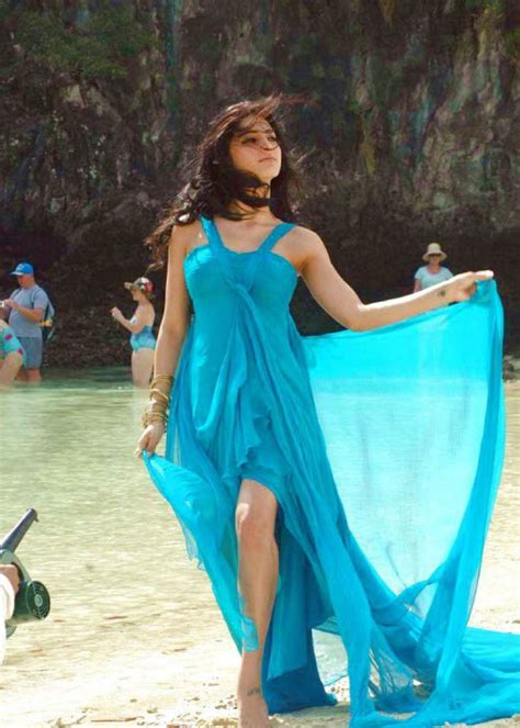 Bollywood Actress World Original Shruti Hassan In Exclusive Blue Hot Stills Image Gallery