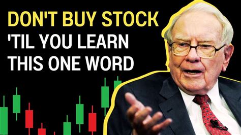 WARNING You Re Losing Money On Stocks Warren Buffett S Mr Market