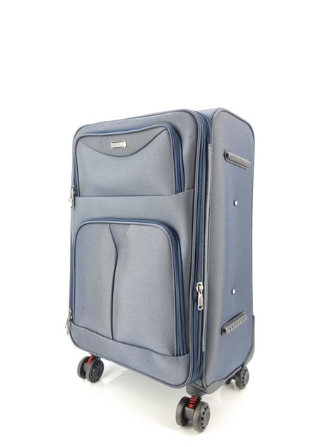Дорожный Средний M Чемодан Tourist 903 на 4 Колесах Синий — Купить ...