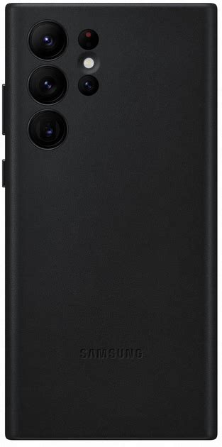 Чехол кожаный Leather Cover SM-S908B для Samsung Galaxy S22 Ultra (6.8 ...
