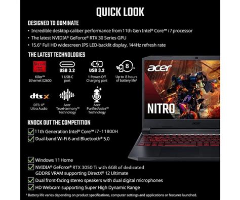 Ноутбук Acer Nitro 5 AN515-57-79TD Shale Black (NH.QESAA.005) – фото ...
