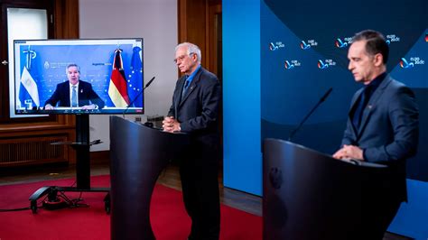 Felipe Sol Se Reuni Con Los Cancilleres De Alemania La Uni N Europea Y Am Rica Latina Infobae