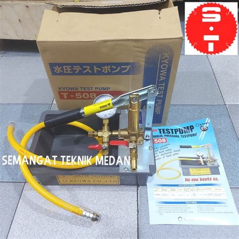 Jual T Alat Tes Tekanan Pipa Air Water Pipe Test Pump Manual Kyowa