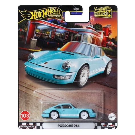 Jual Hot Wheels Premium Boulevard Porsche Biru Muda Shopee Indonesia