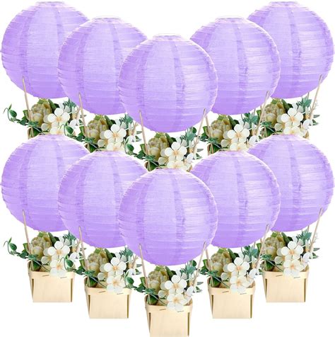 Amazon Sets Baby Shower Hot Air Balloon Table Centerpieces For DIY Hot Air Balloon Party
