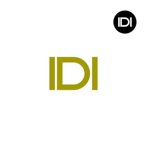 Premium Vector Idi Logo Letter Monogram Design