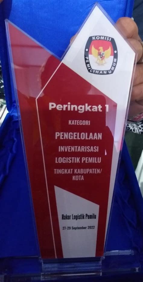 Raih Penghargaan Terbaik Nasional Apresiasi Kinerja Kpu Pulang Pisau