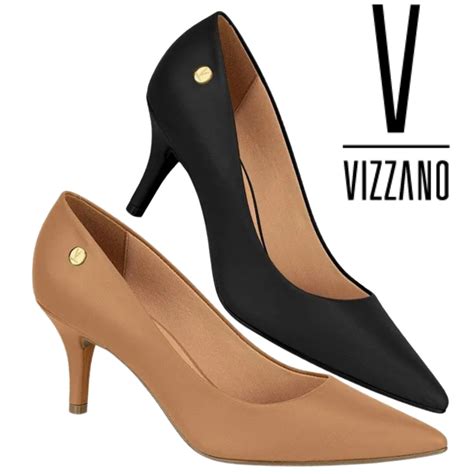 Sapato Scarpin Da Vizzano - Sapato Scarpin Salto Medio Vizzano Elegante Conforto e Estilo para ...