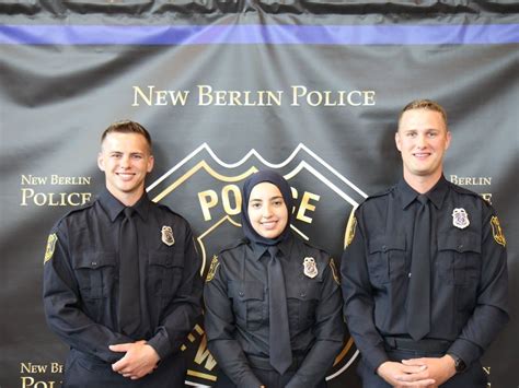 New Berlin Police Swears In Three New Officers | New Berlin, WI Patch