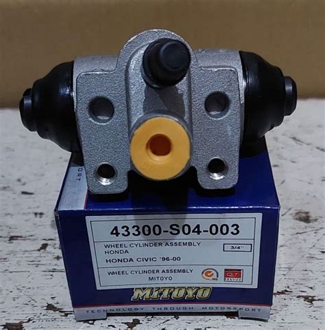 wheel cylinder assembly honda civic rear rh size