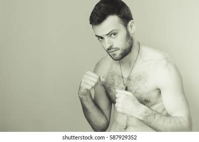 Man Naked Torso Beard Stock Photo Shutterstock