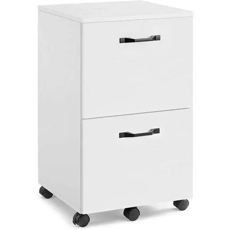 2 Drawer File Cabinet Filing Cabinet For Home Office Small Rolling