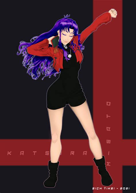 Misato Katsuragi By Eichtikei On Deviantart