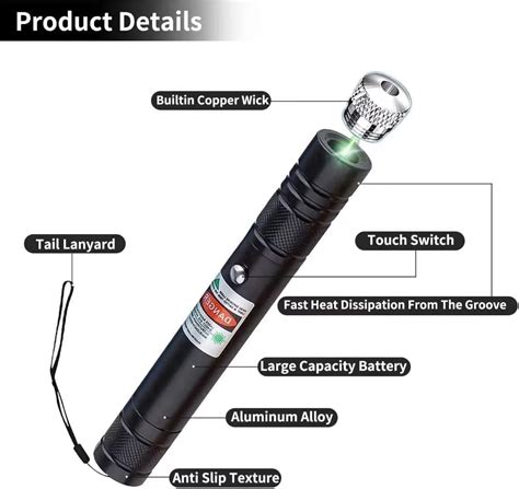 Cyahvtl Laser Pointer Tactical Flashlights Metres Green Long