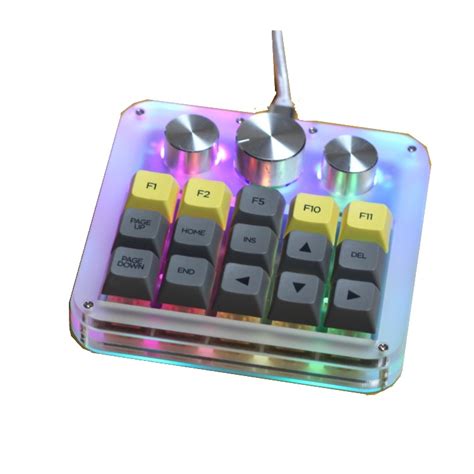 GPlanet custom Numpad with Knob RGB Hot swap Gateron Switches คสตอมนมแพด ไฟ RGB Hot swap