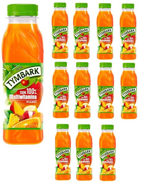 12 X Sok Multiwitamina Tymbark 100 Owocowy 300 Ml 13337141826 Allegro Pl