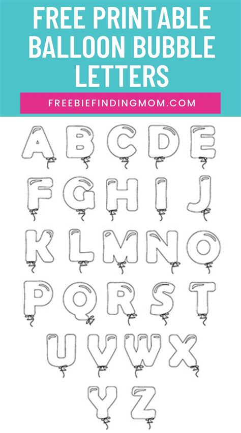 Happy Birthday Bubble Letters 3 Styles Freebie Finding Mom Create