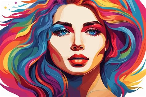 Pride Day Lesbian Gay Bisexual Transgender Illustration Premium Ai Generated Vector