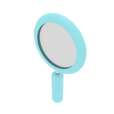 3d Render Magnifying Glass Front View 11192485 Png