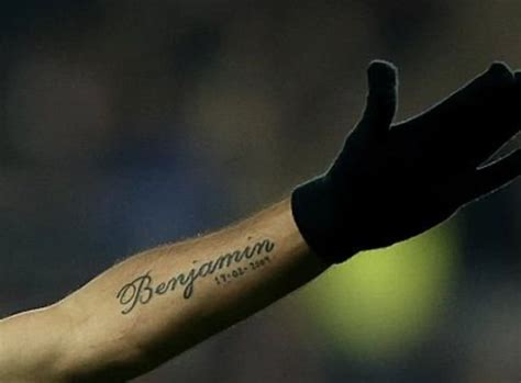 Aguero has 2 tattoos on his body – one of them in fictional language ...