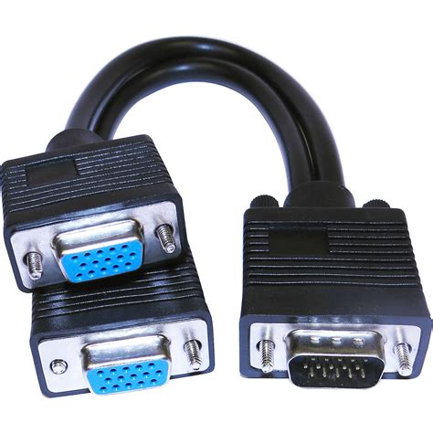 Cabo Vga Macho E Femea - Cabo VGA HD15 Macho x 2 VGA HD15 Fêmea Storm - Hayamax