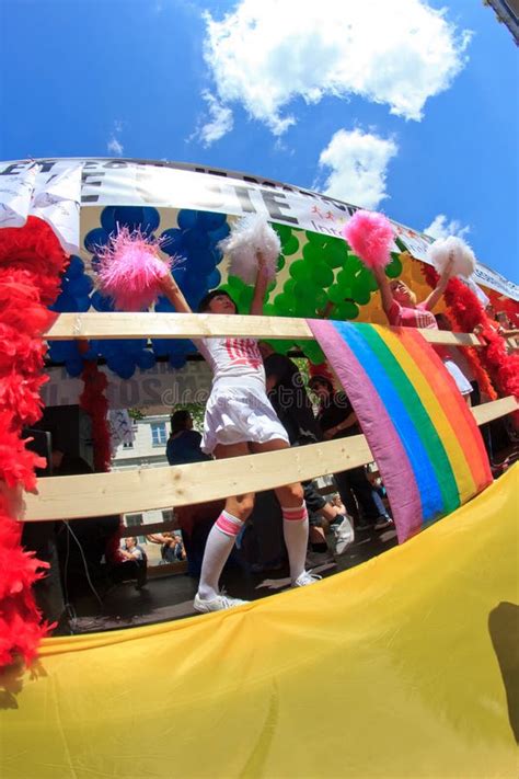 PARIS FRANCE June 25 2011 Gay Pride Editorial Photo Image Of Female Activist 20067811