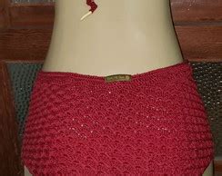 Biquíni Crochê Hot Pants no Elo Bem Me Quer Crochê EBD B